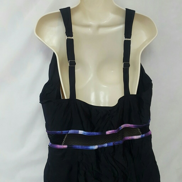 Plus Size PZZ Beach One Piece Swimsuit - Picture 3 of 4